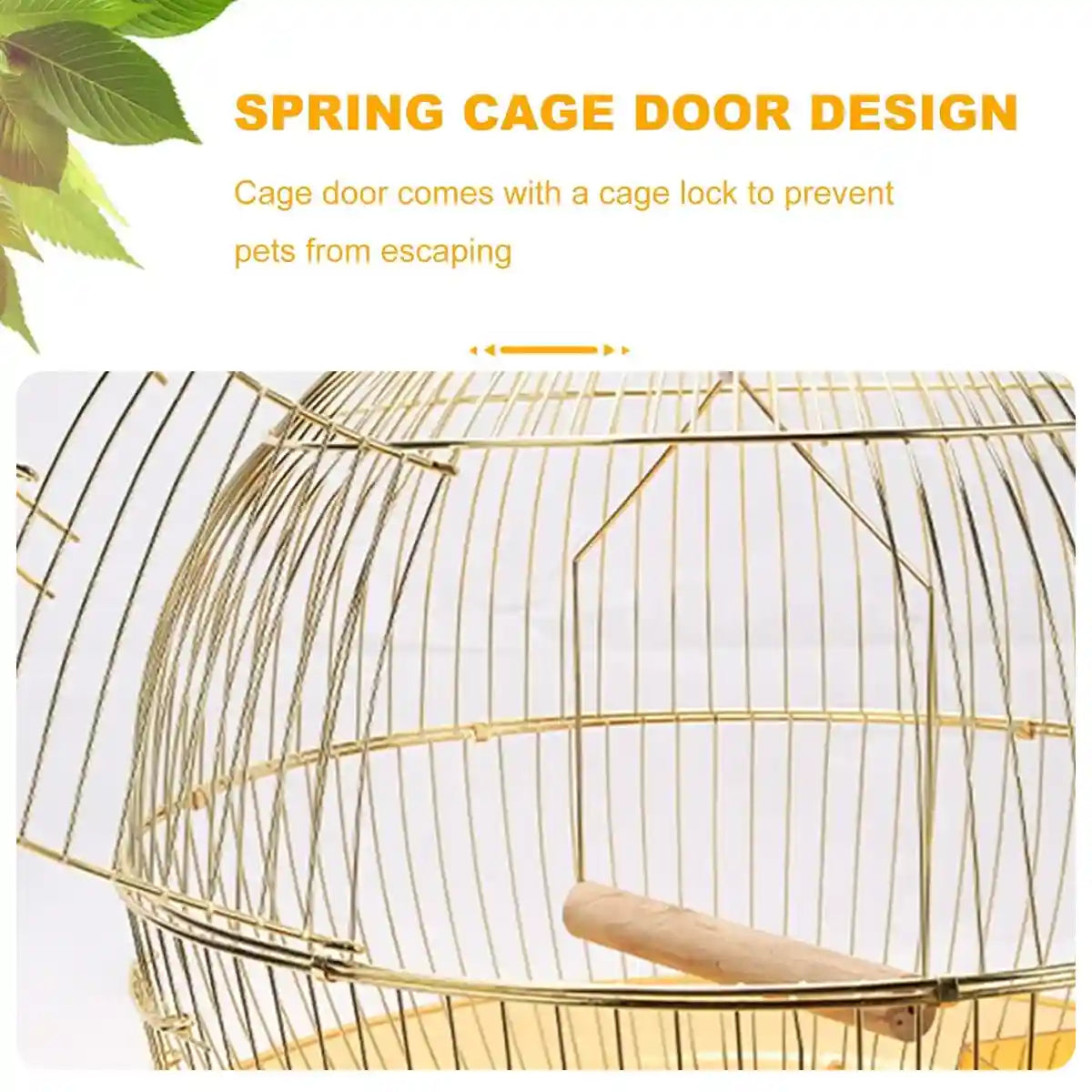 Dome-Shaped Hanging Parrot Cage for Small Birds