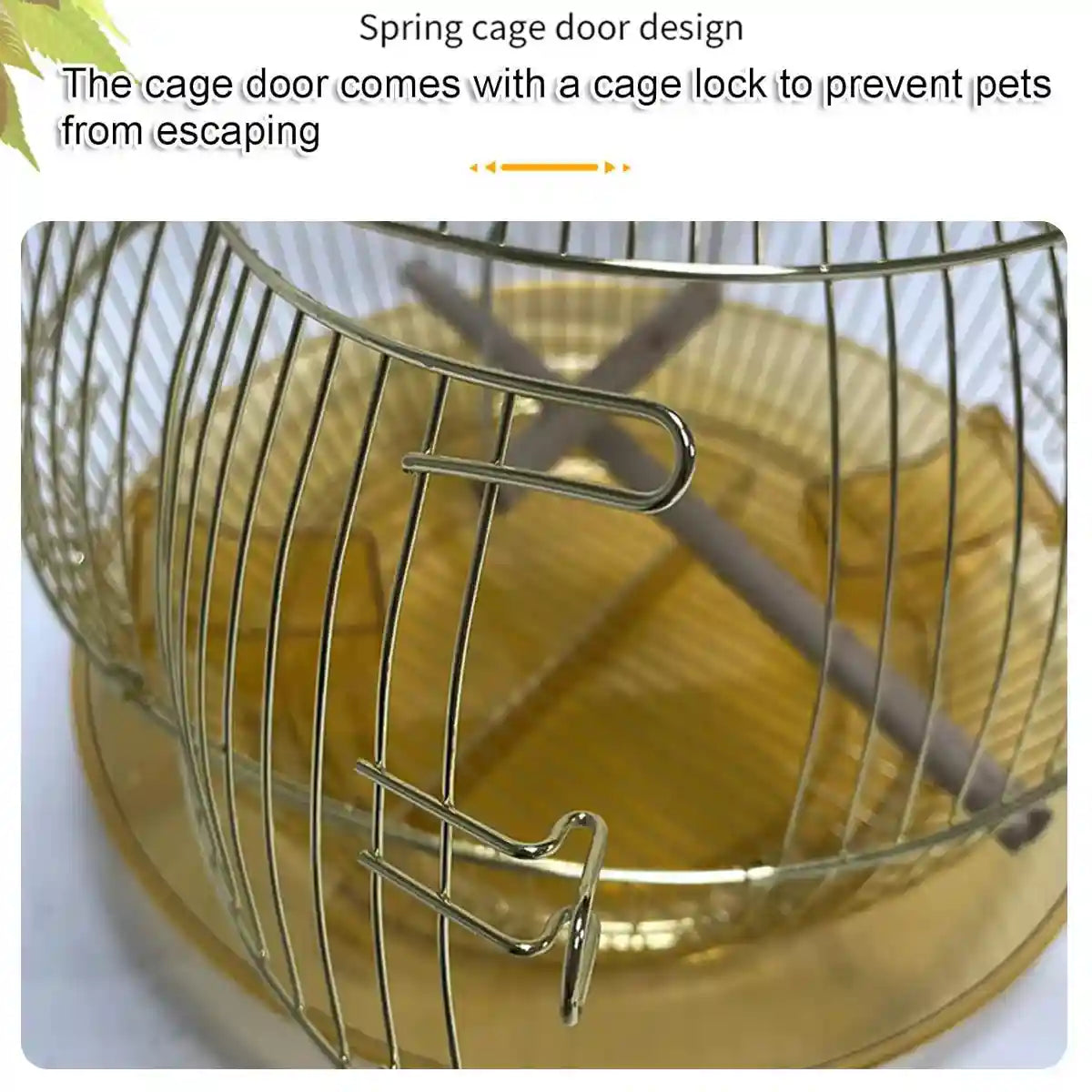 Dome-Shaped Hanging Parrot Cage for Small Birds
