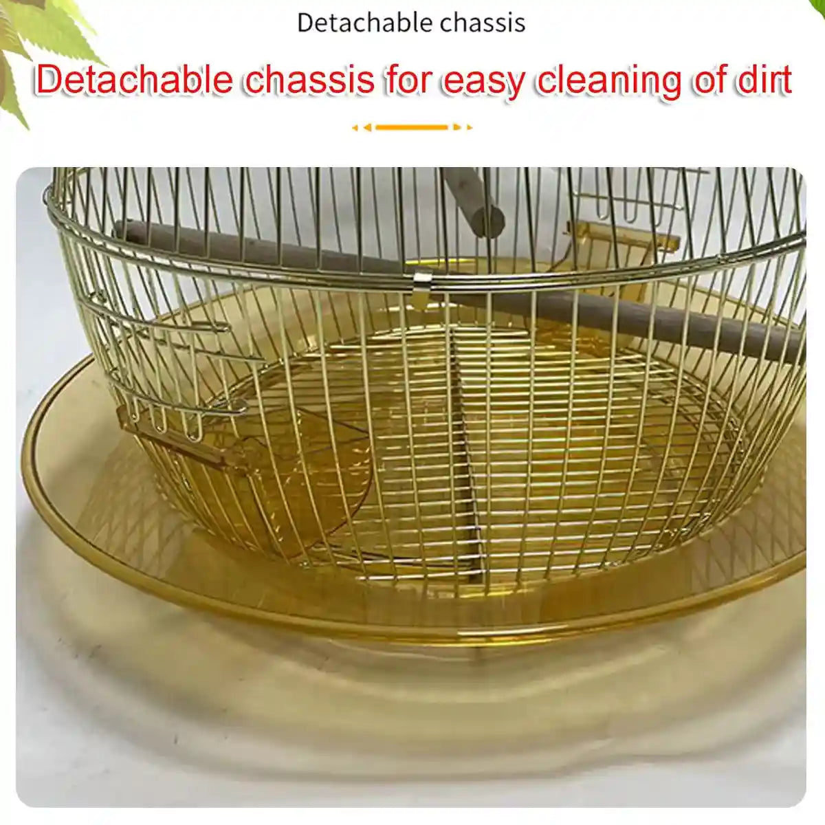 Dome-Shaped Hanging Parrot Cage for Small Birds