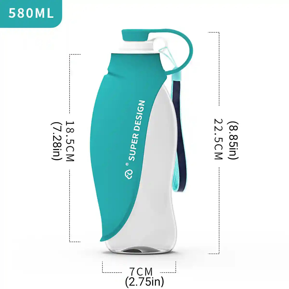 Portable Dog Water Bottle Foldable Travel Dog & Cat Drinking Bottle