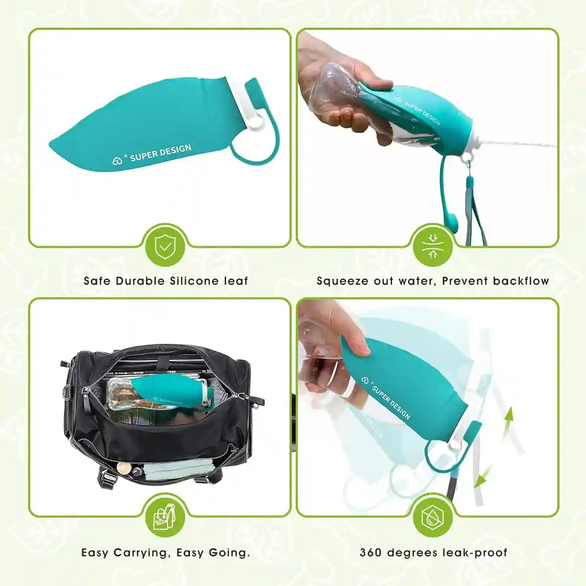 Portable Dog Water Bottle Foldable Travel Dog & Cat Drinking Bottle