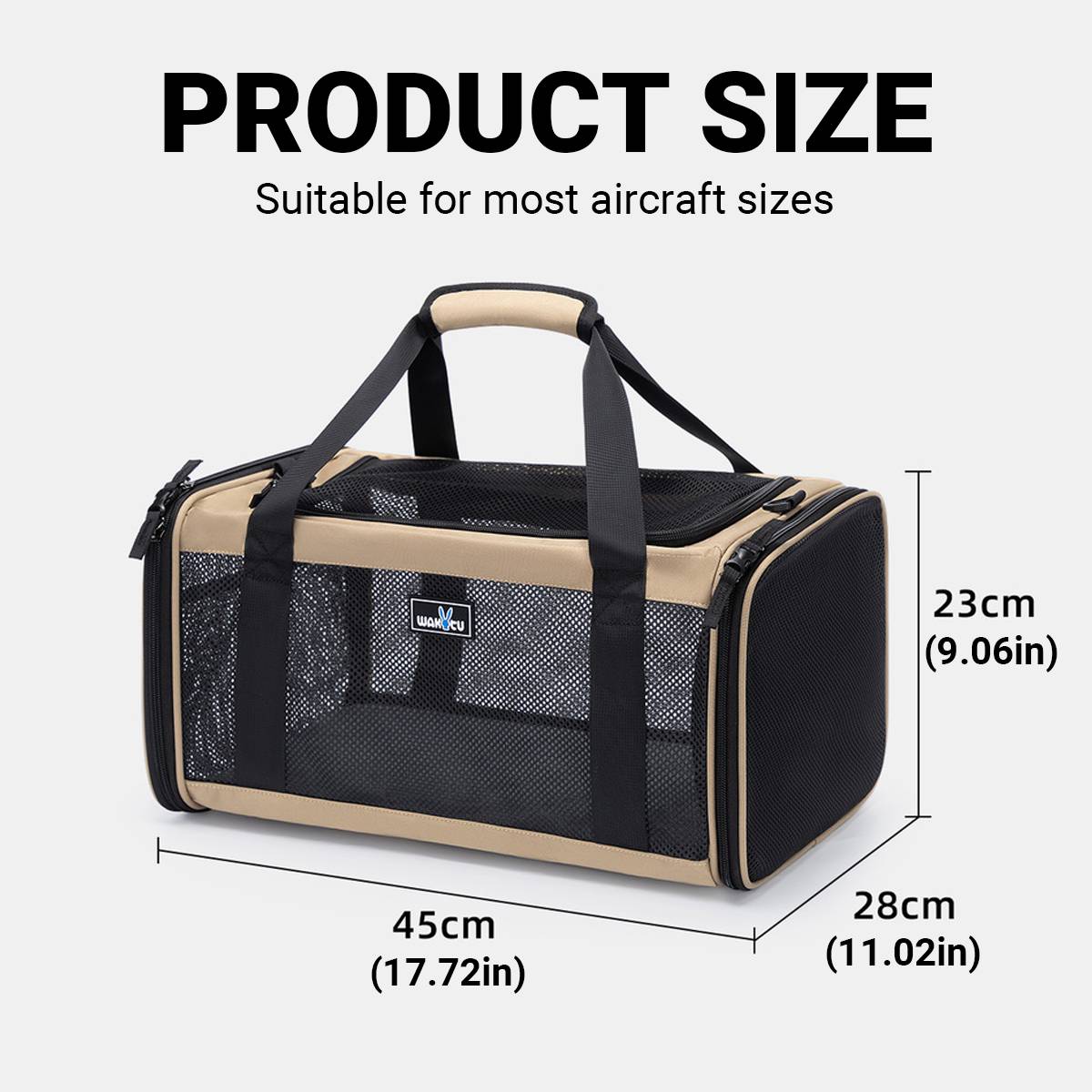 Portable Expandable Pet Carrier For Cats & Small Dogs