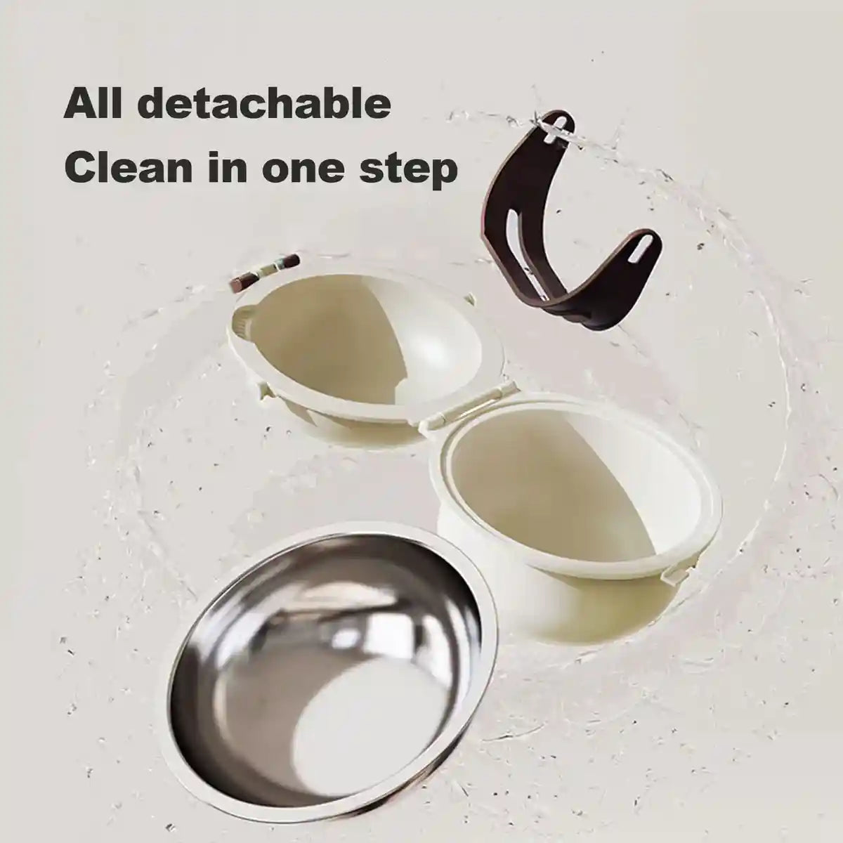 Portable Pet Feeding Bowl Double Travel Bowl for Dogs & Cats
