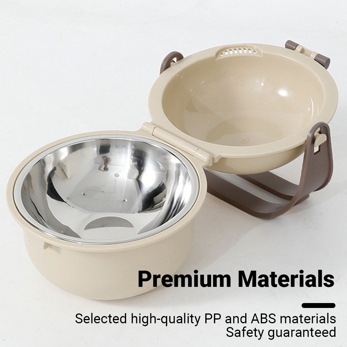 Portable Pet Feeding Bowl Double Travel Bowl for Dogs & Cats