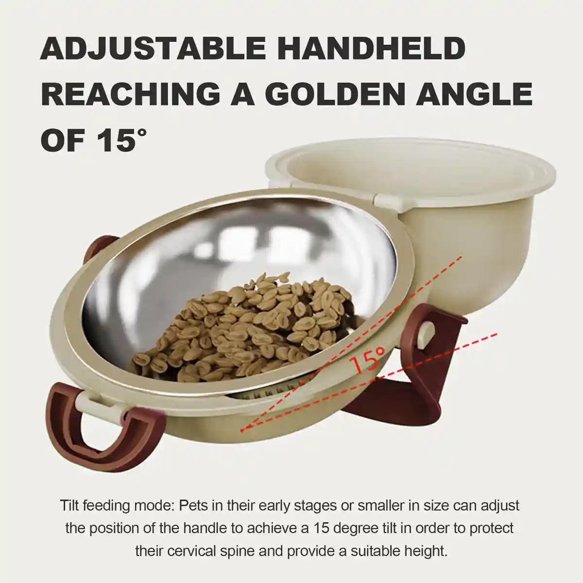 Portable Pet Feeding Bowl Double Travel Bowl for Dogs & Cats