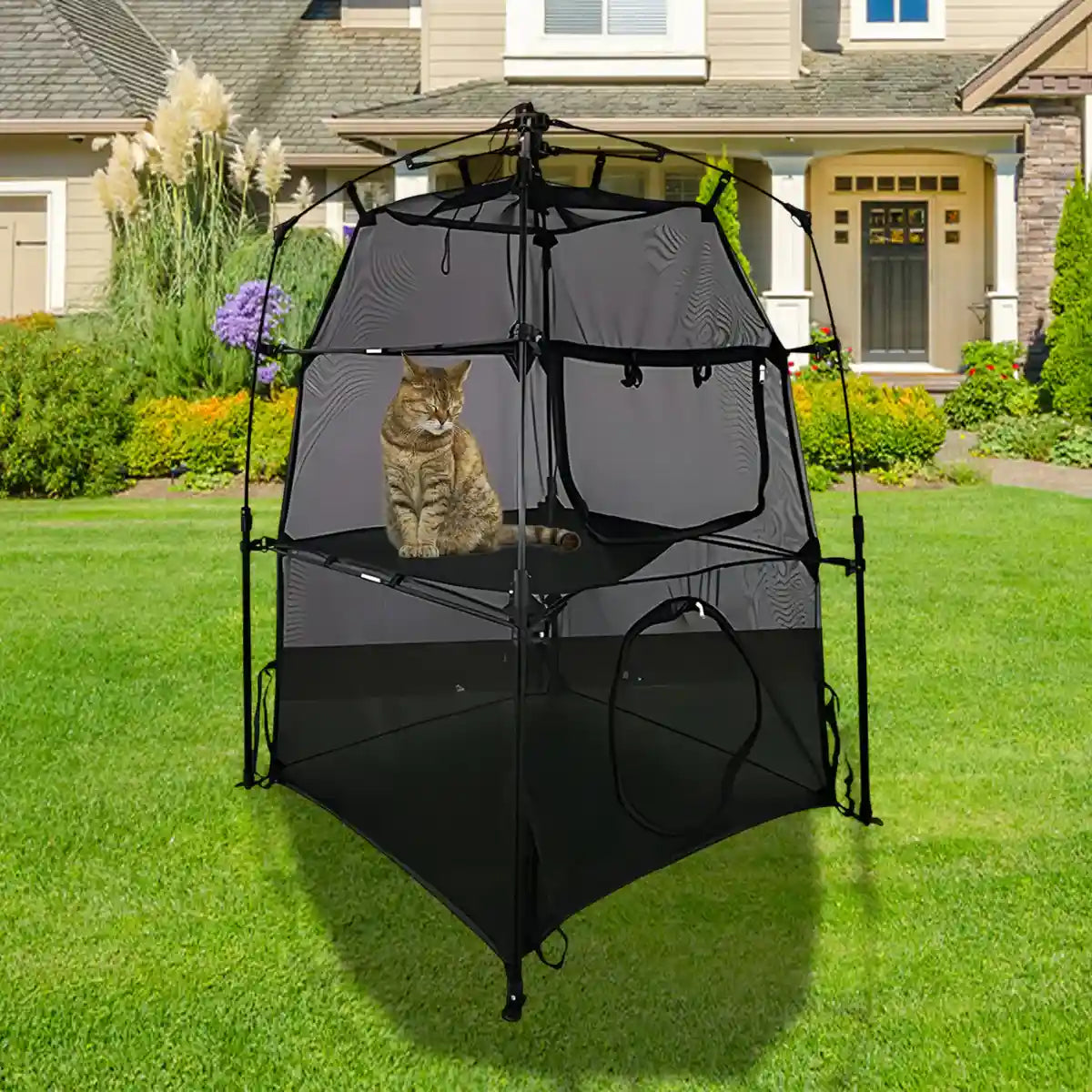 Foldable Cat Tent For Indoor & Outdoor Use