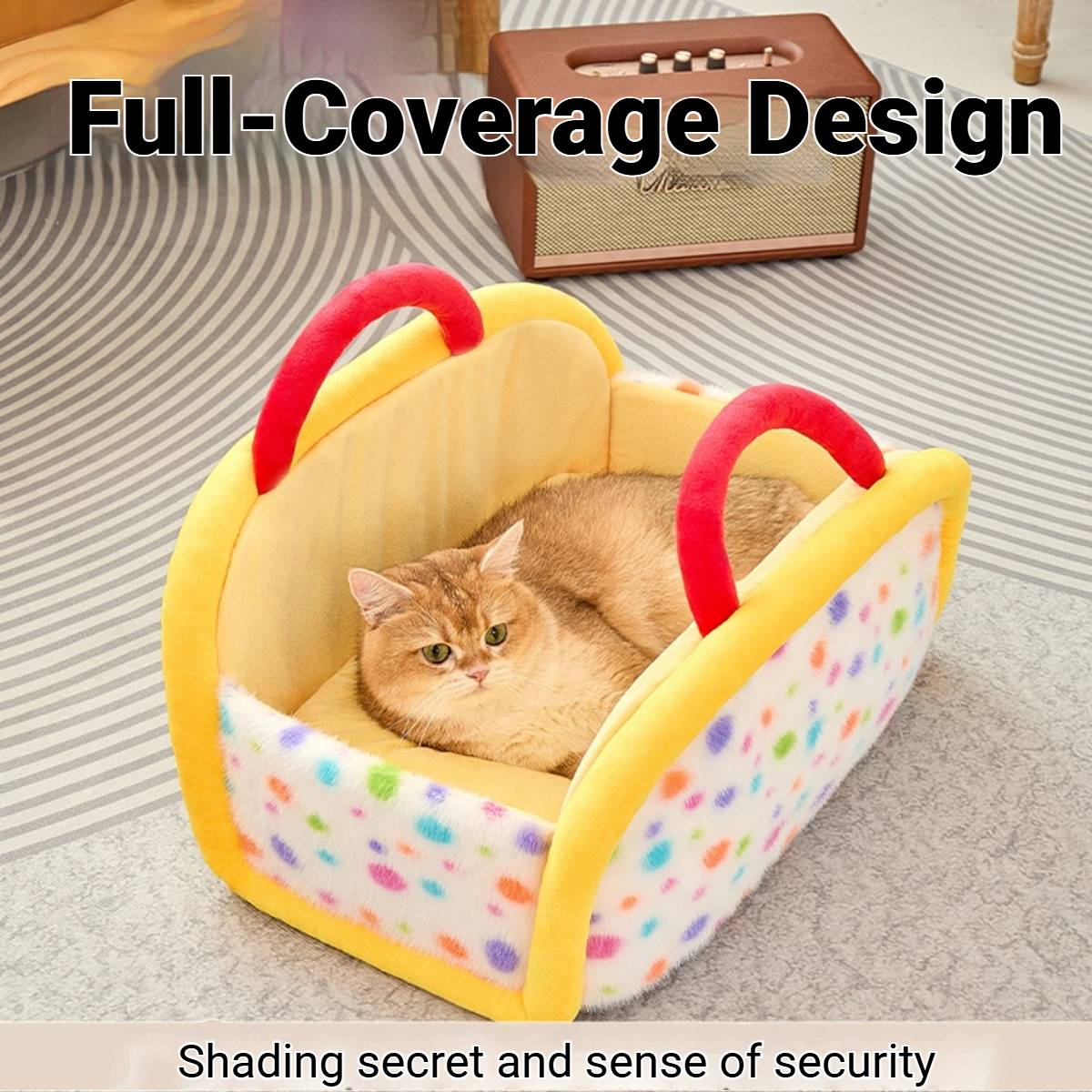 Portable Cat Bed With Handle
