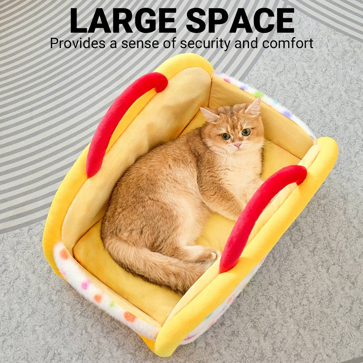 Portable Cat Bed With Handle