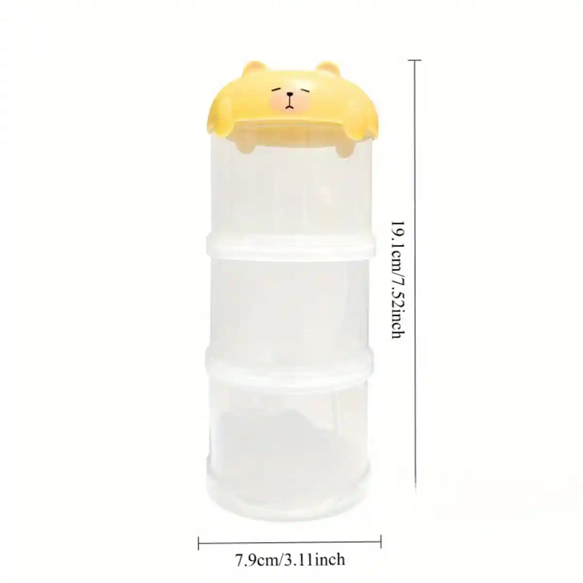 Portable Pet Snack Box Stackable Pet Food Storage Jar – 3 Tier