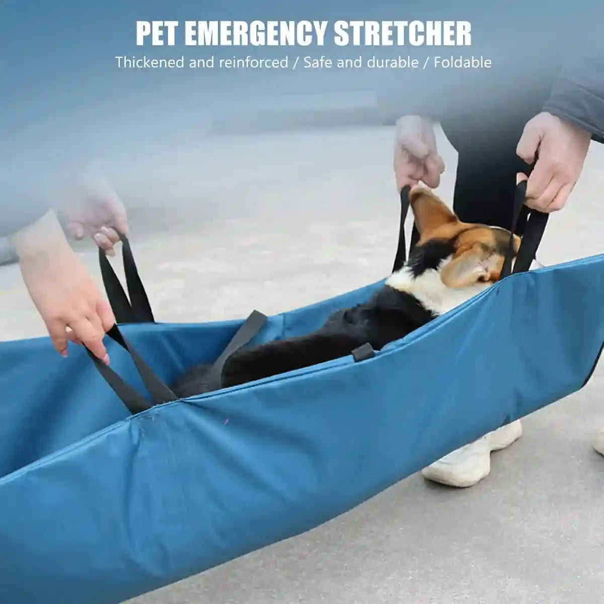 Pet Emergency Stretcher Foldable Oxford Cloth Rescue Carrier