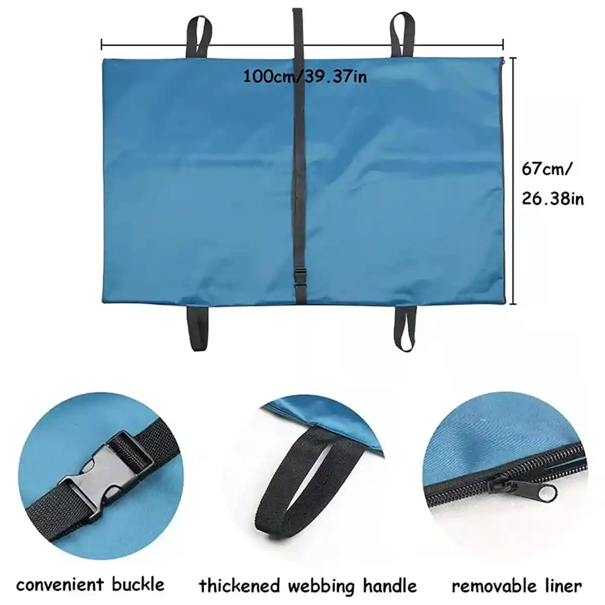 Pet Emergency Stretcher Foldable Oxford Cloth Rescue Carrier