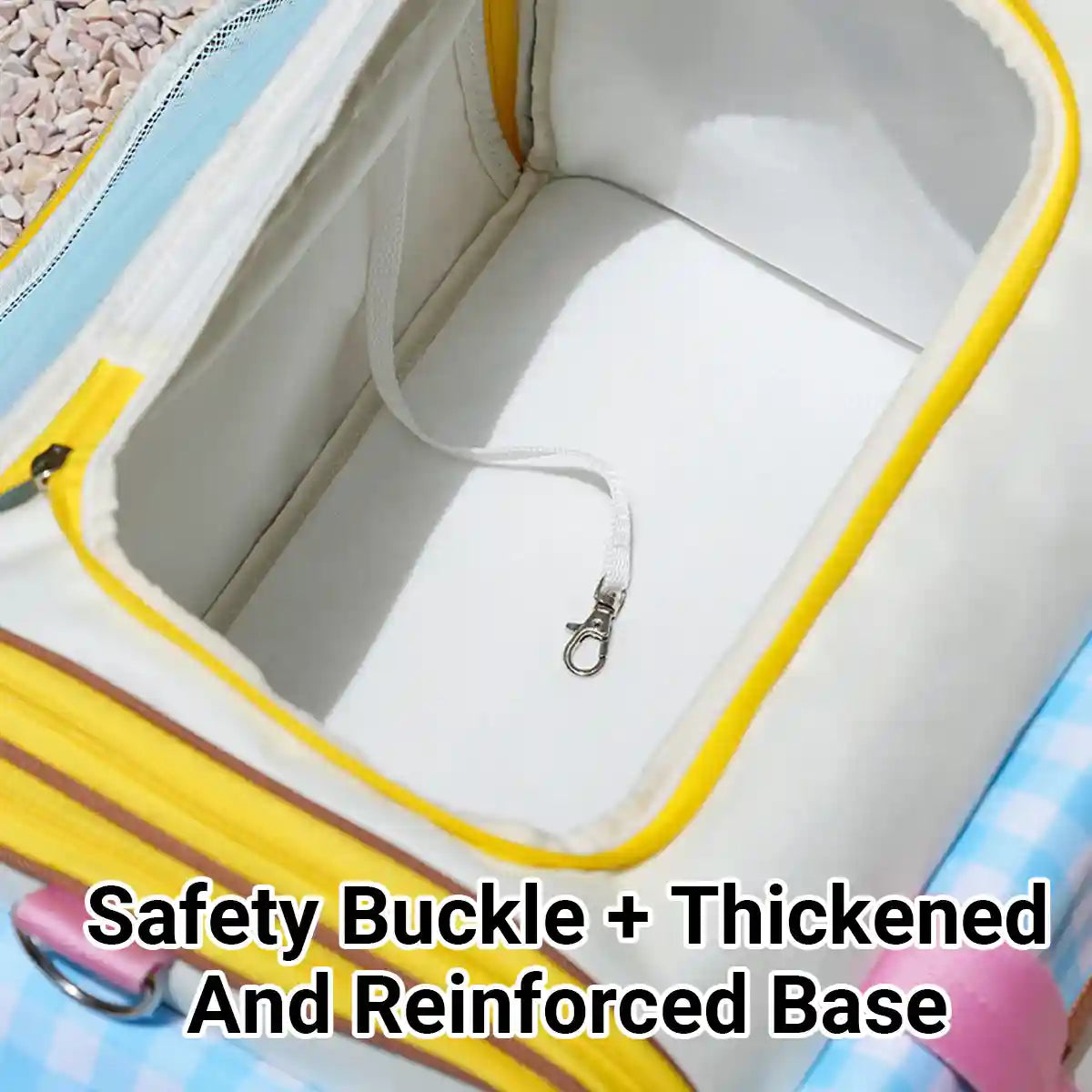 Portable Pet Travel Bag With Expandable Design