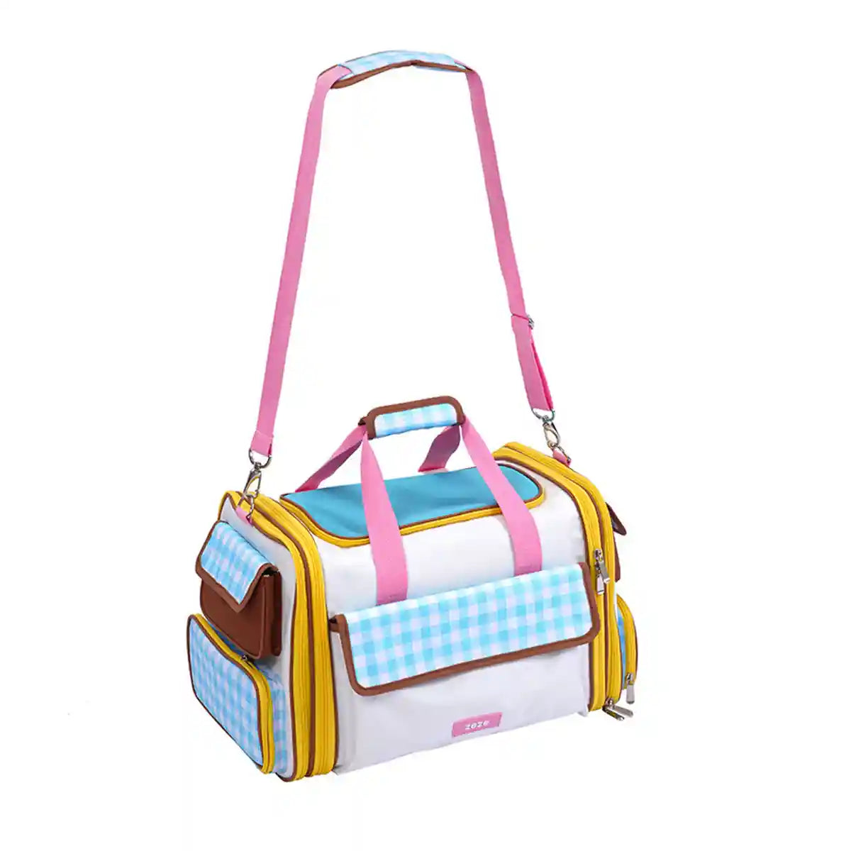 Portable Pet Travel Bag With Expandable Design