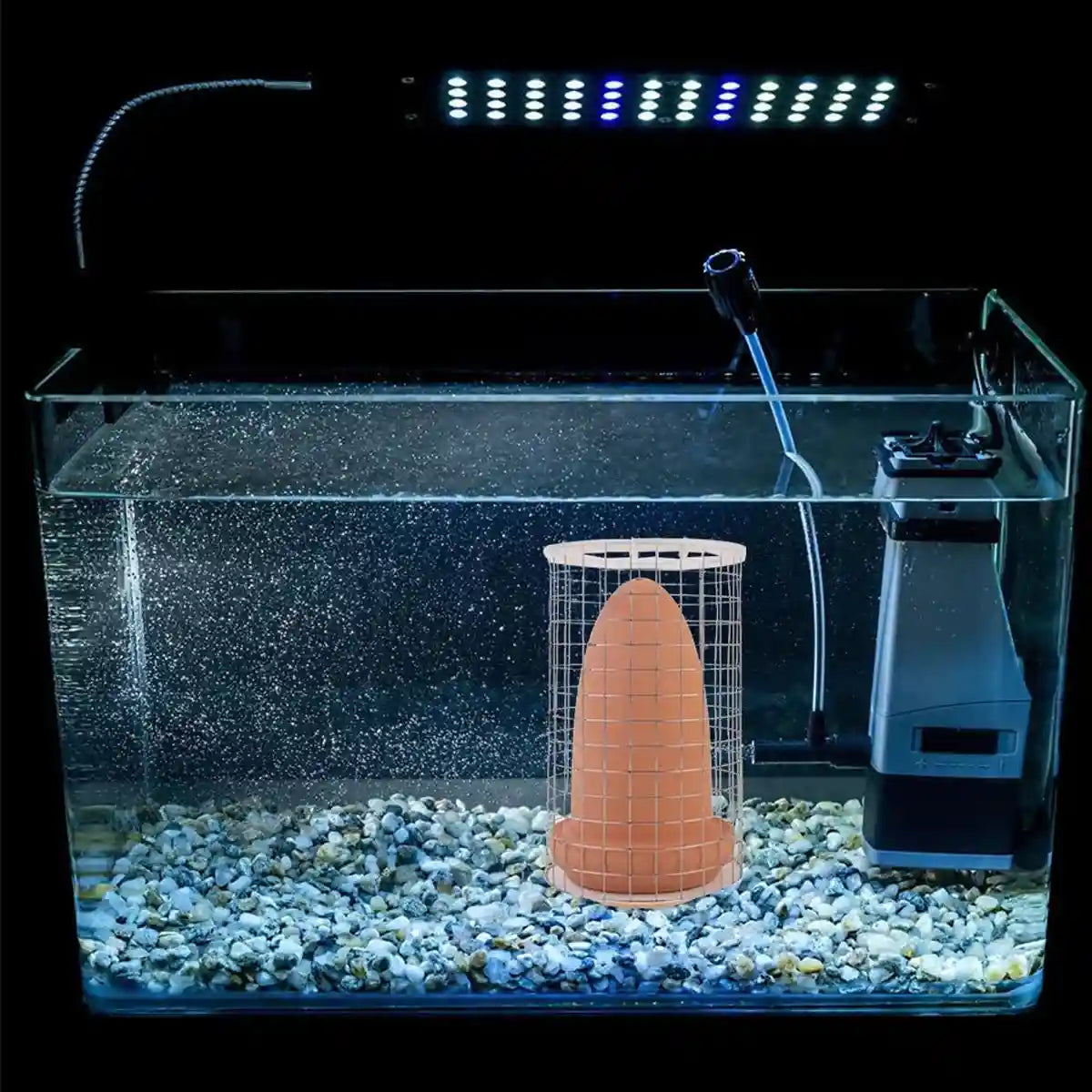 Discus Breeding Cone Clay Spawning Cone With Protective Guard For Aquarium Fish