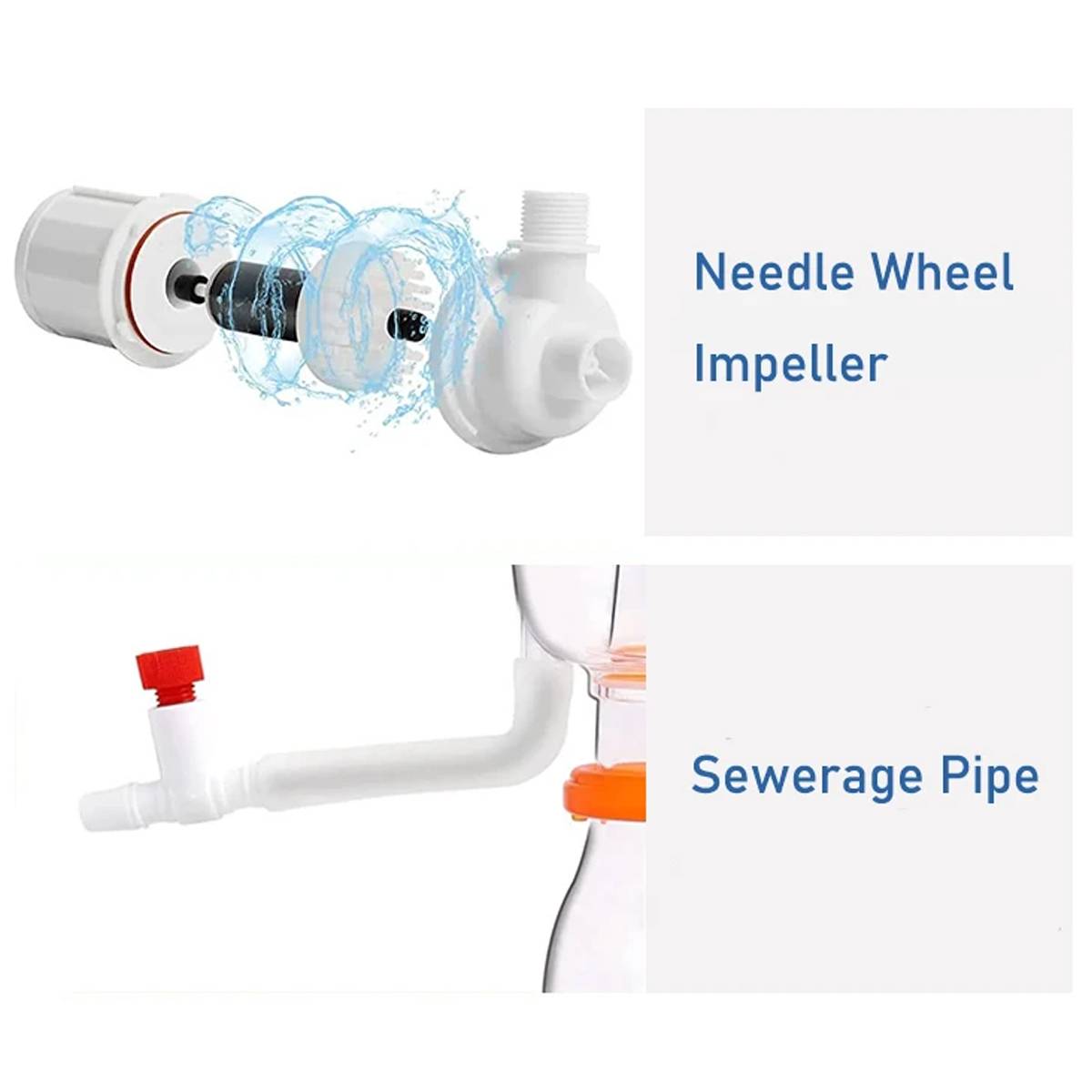 Reef Protein Skimmer SQ70 PLUS - Coral Tank Egg Separator