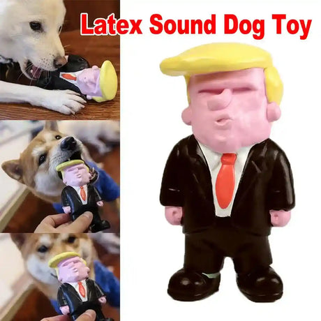 Interactive squeaky puppy chew toy made from durable latex for small dogs and teething puppies.