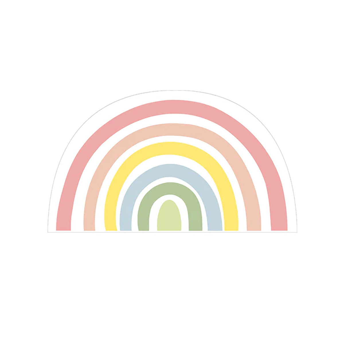Rainbow Pet Food Mat Waterproof Non-Slip
