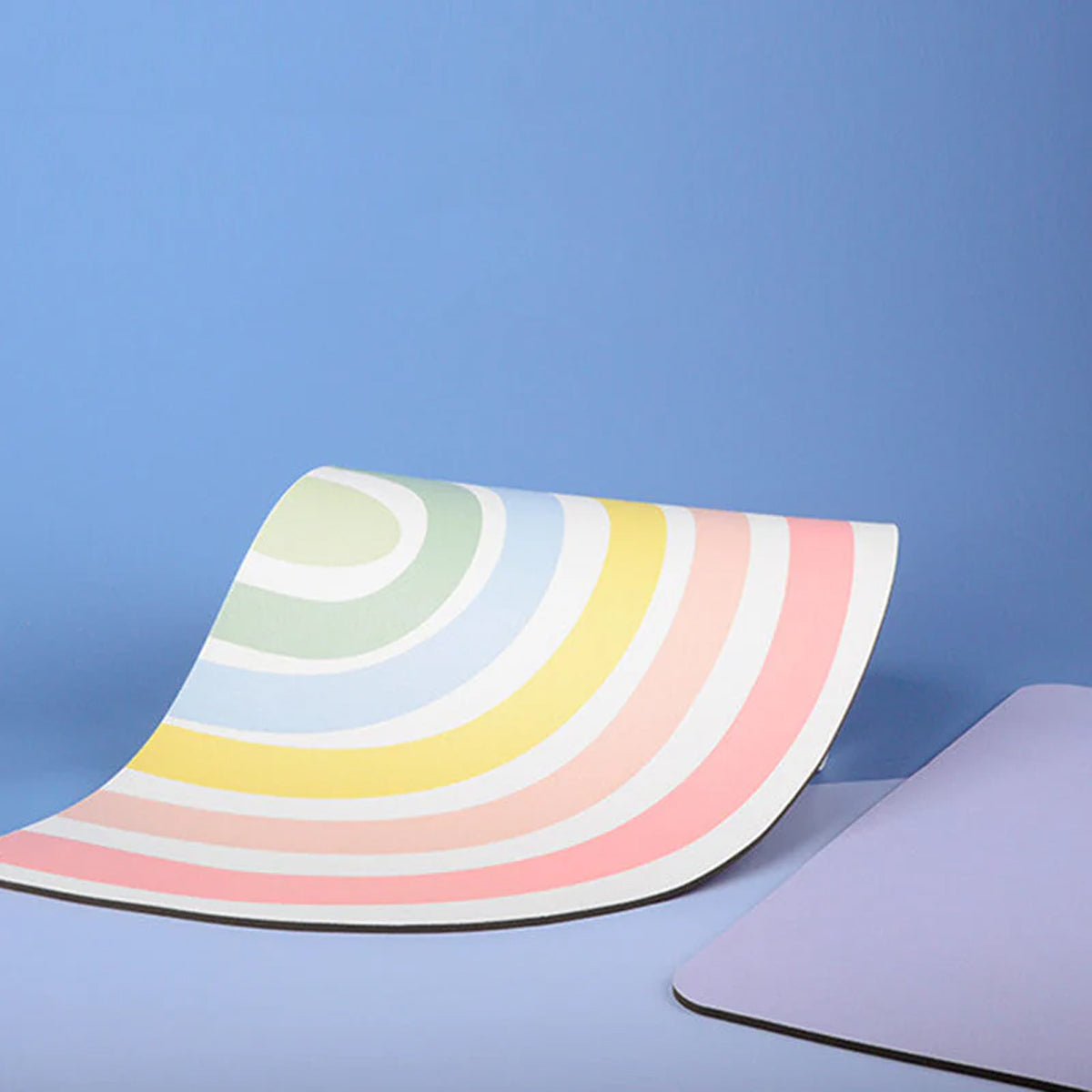 Rainbow Pet Food Mat Waterproof Non-Slip