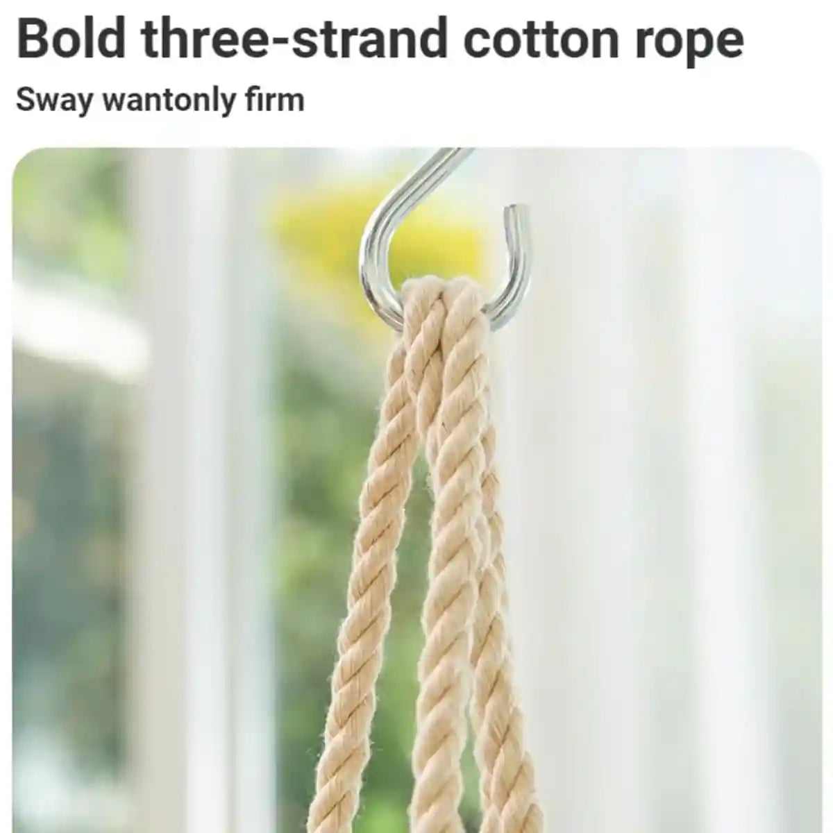 Handmade Cat Hammock Bed Breathable Straw Hanging Pet Rest with Hooks