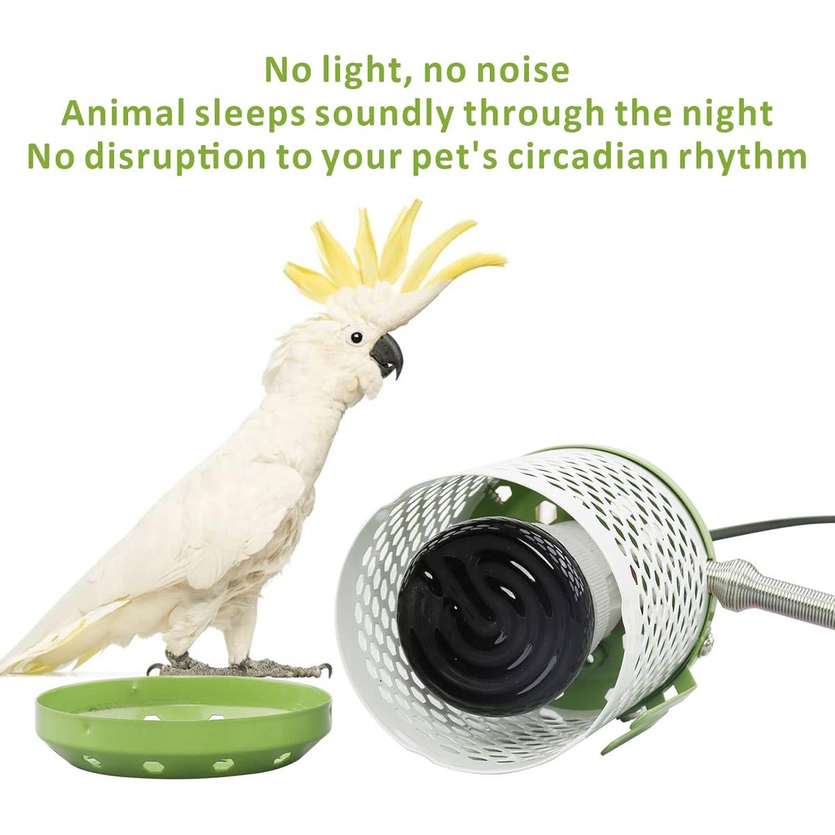 Reptile Ceramic Heat Lamp Set | Adjustable Terrarium Heating Light
