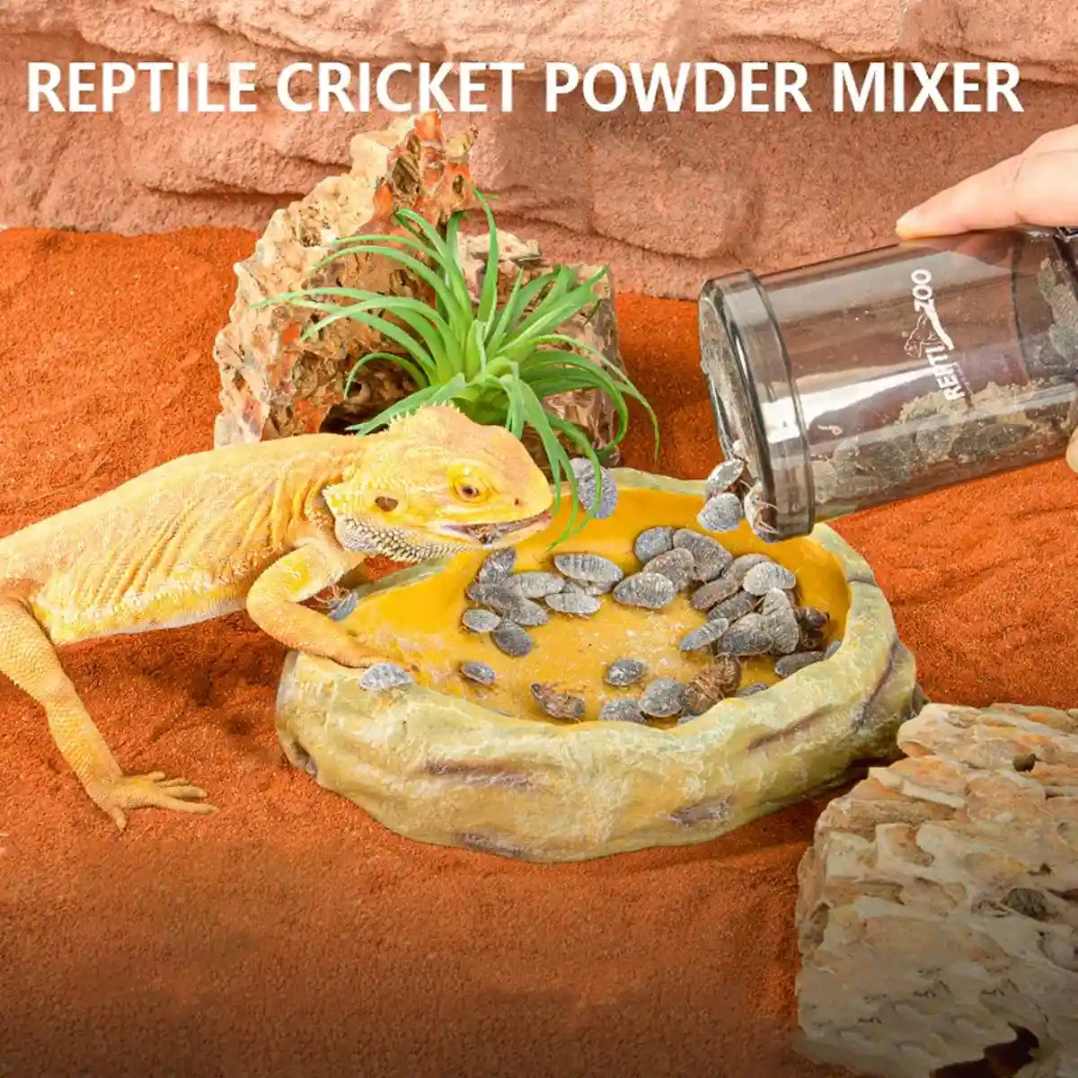 Cricket Calcium Powder Mixer