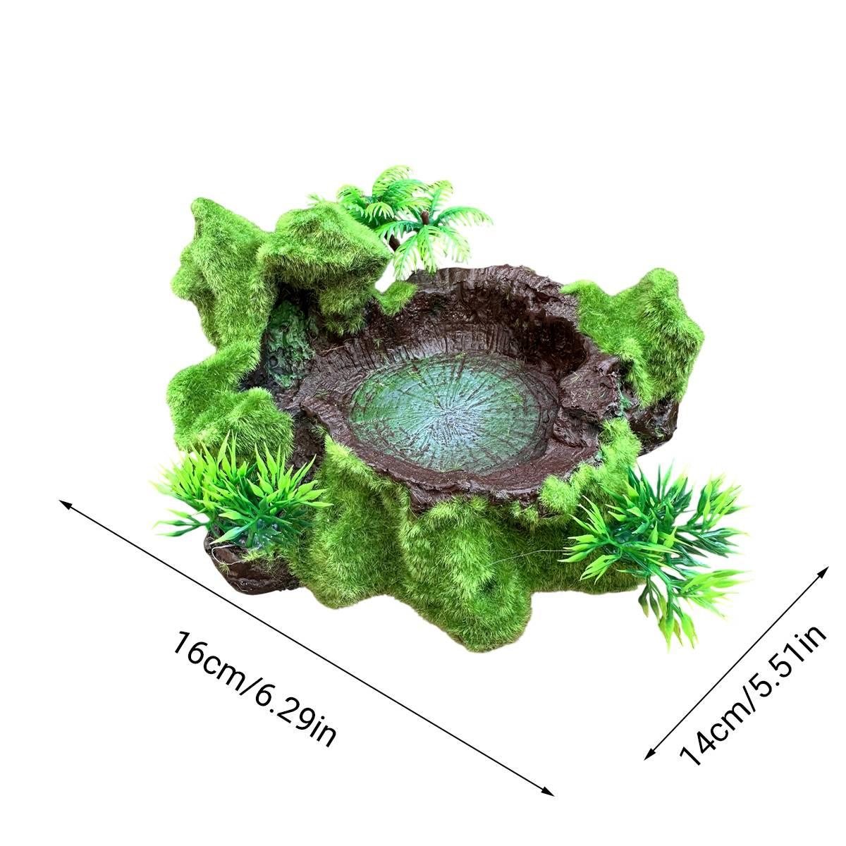 Resin Reptile Water Bowl Feeding Dish