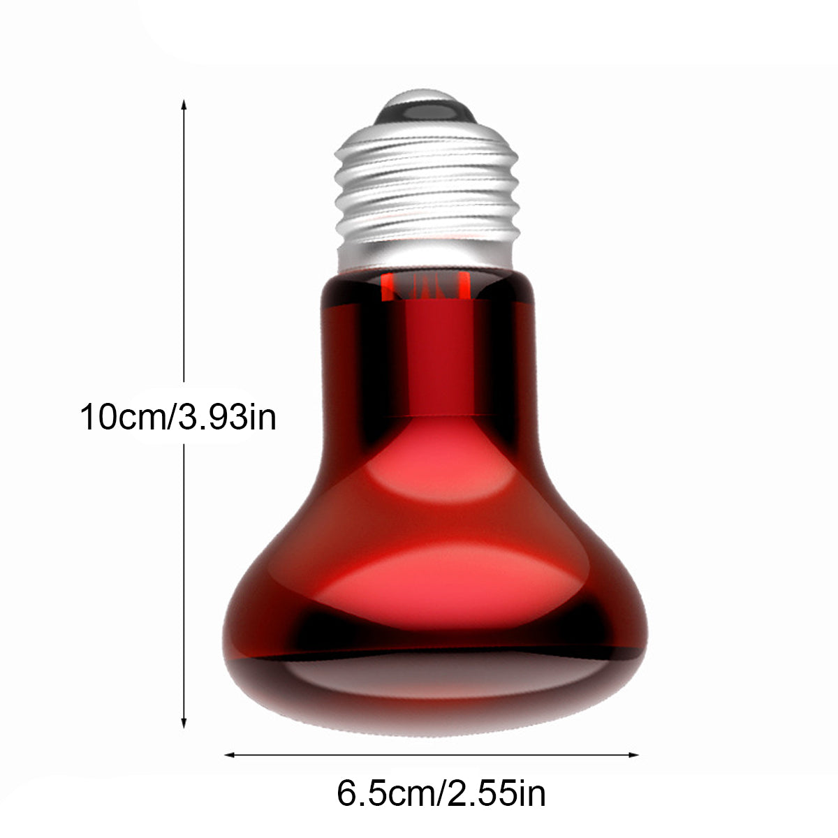 Reptile Heat Lamp Red Infrared Terrarium Heating Bulb