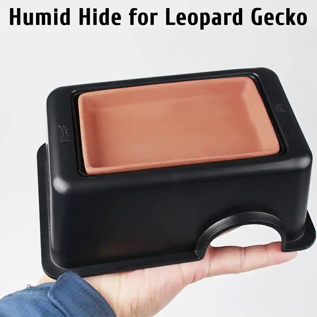 Reptile Cave Moist Humid Shelter for Leopard Gecko & Small Pets