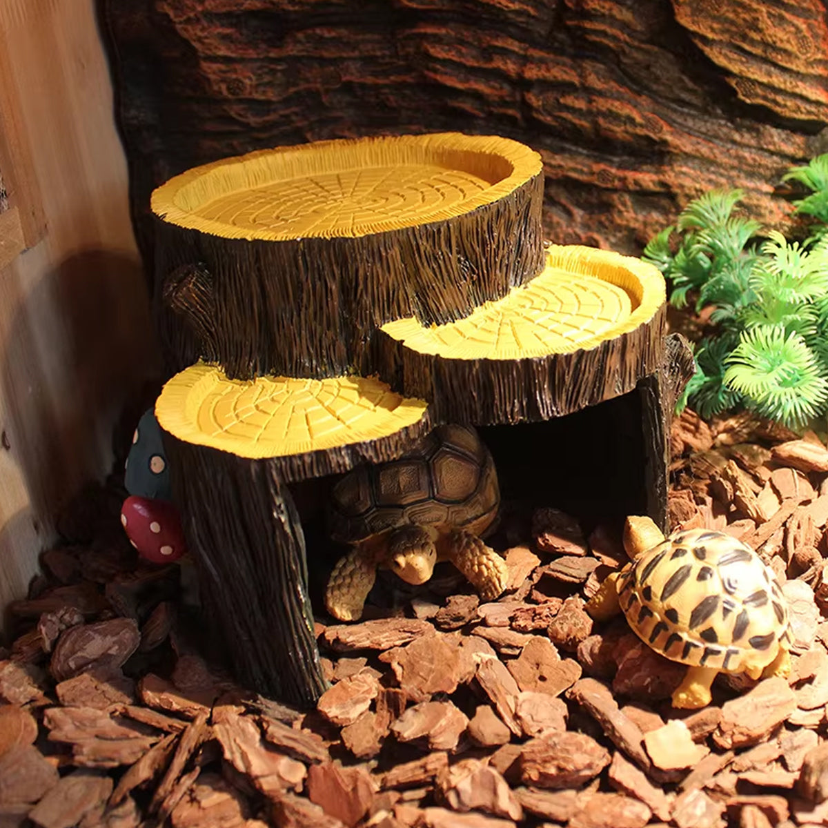 Reptile Rest Shelter Tree Stump Hideout