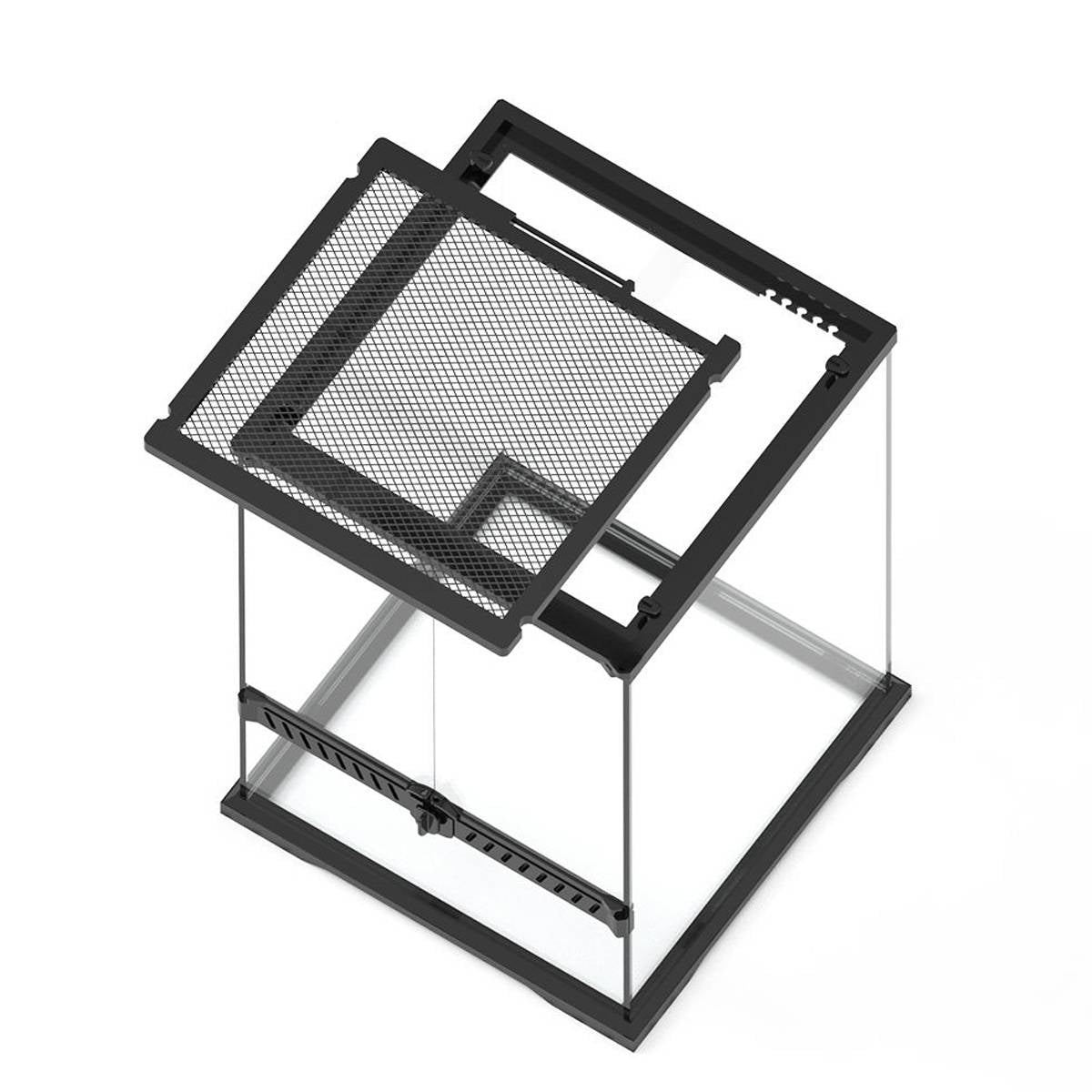 Reptile Terrarium Glass Tank with Double Doors