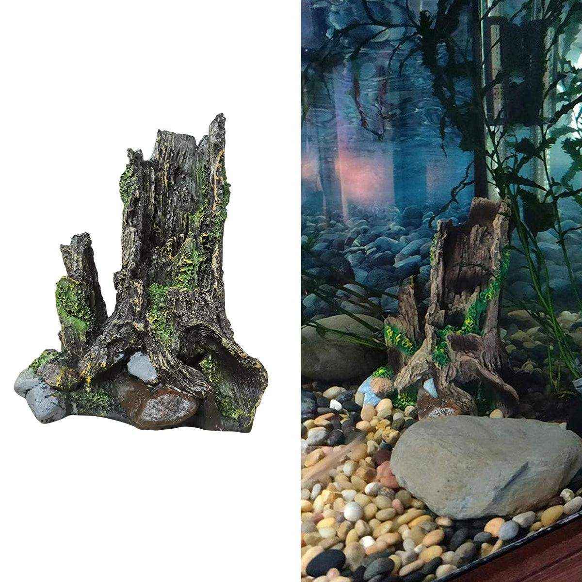 Natural Driftwood Style Aquarium Wood Decor Resin Ornament
