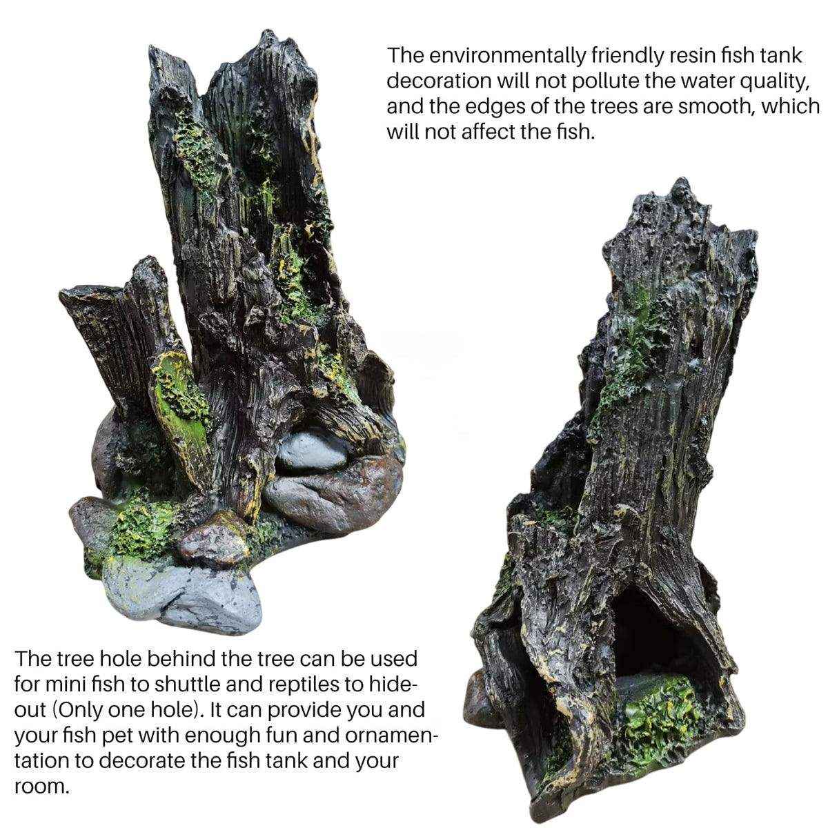 Natural Driftwood Style Aquarium Wood Decor Resin Ornament