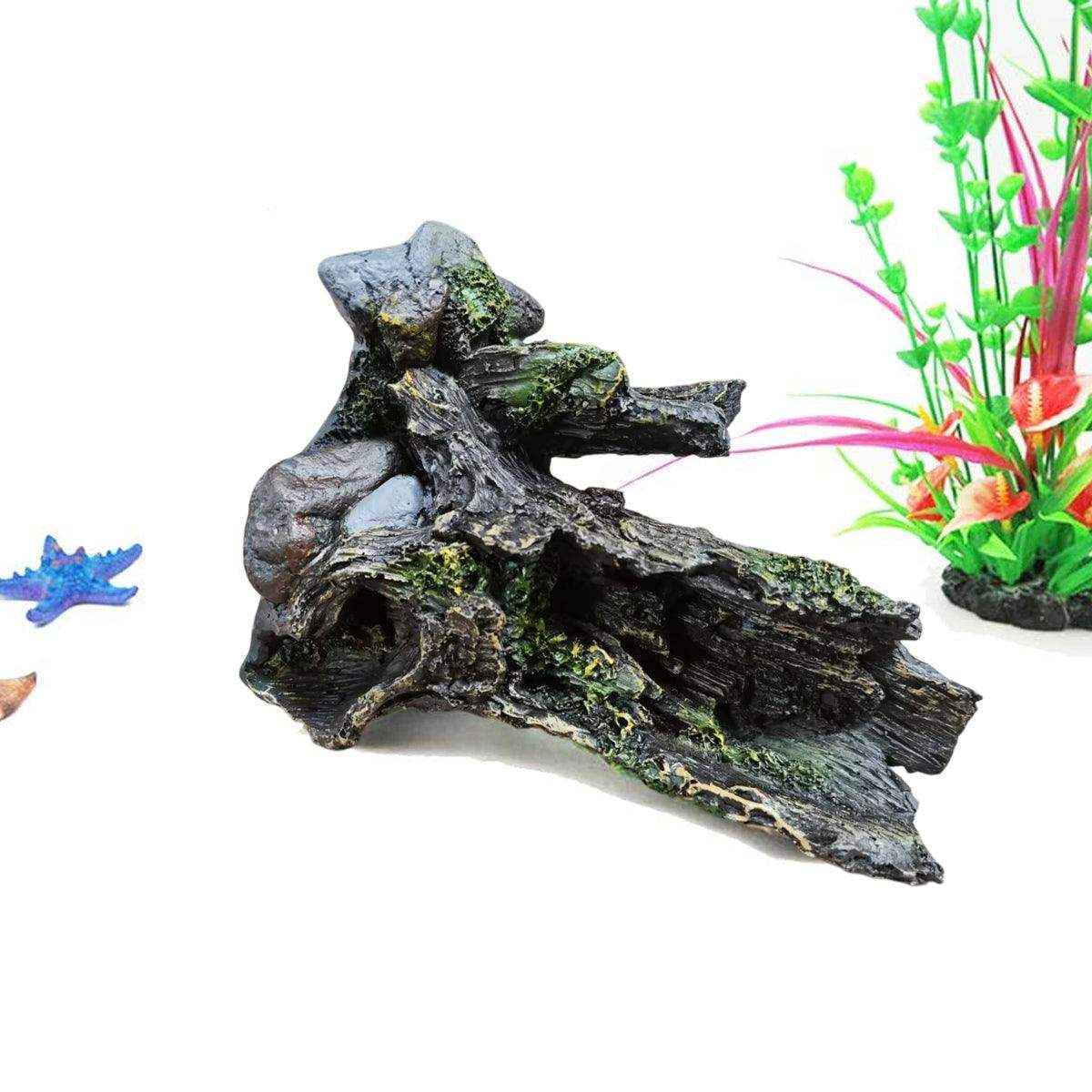 Natural Driftwood Style Aquarium Wood Decor Resin Ornament