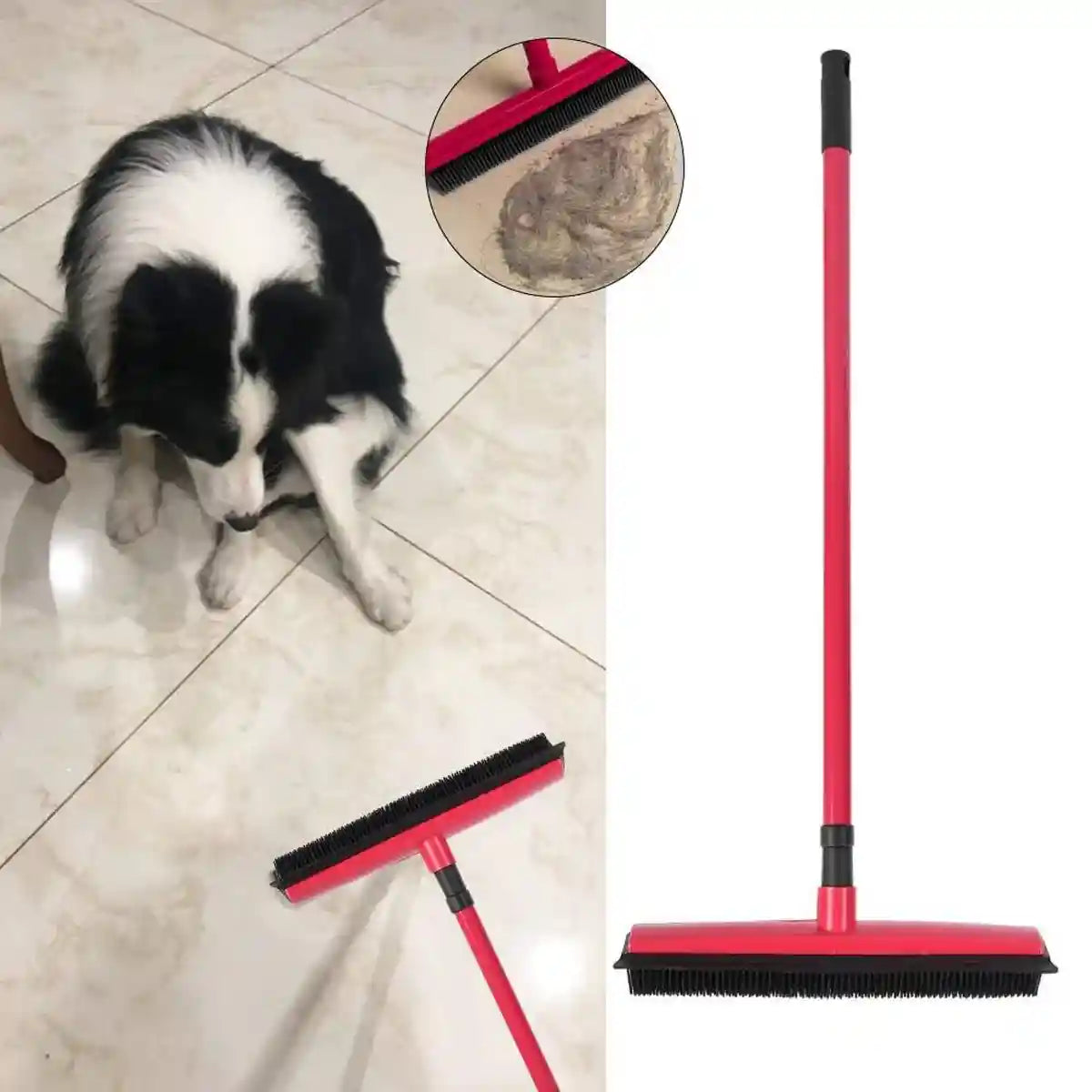 Rubber Broom Pet Hair Remover