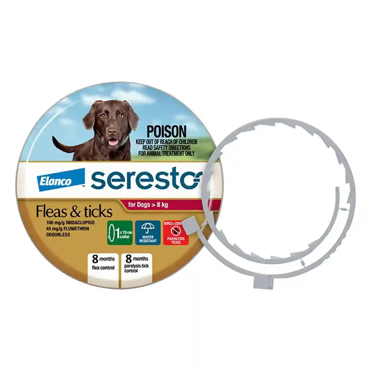 SERESTO Flea & Tick Collar for Medium to Large Dogs