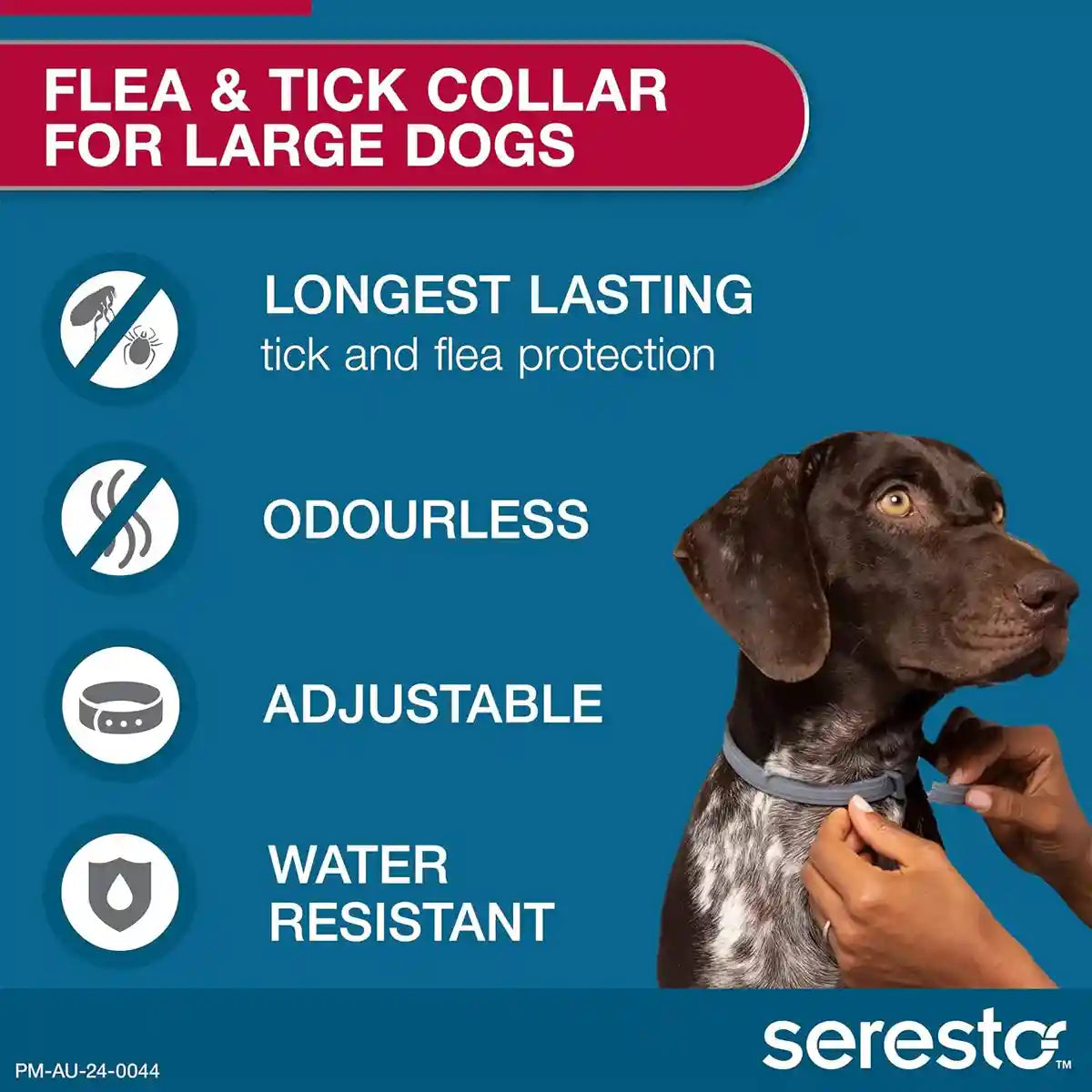 SERESTO Flea & Tick Collar for Medium to Large Dogs