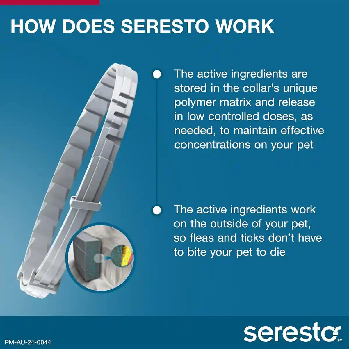 SERESTO Flea & Tick Collar for Medium to Large Dogs