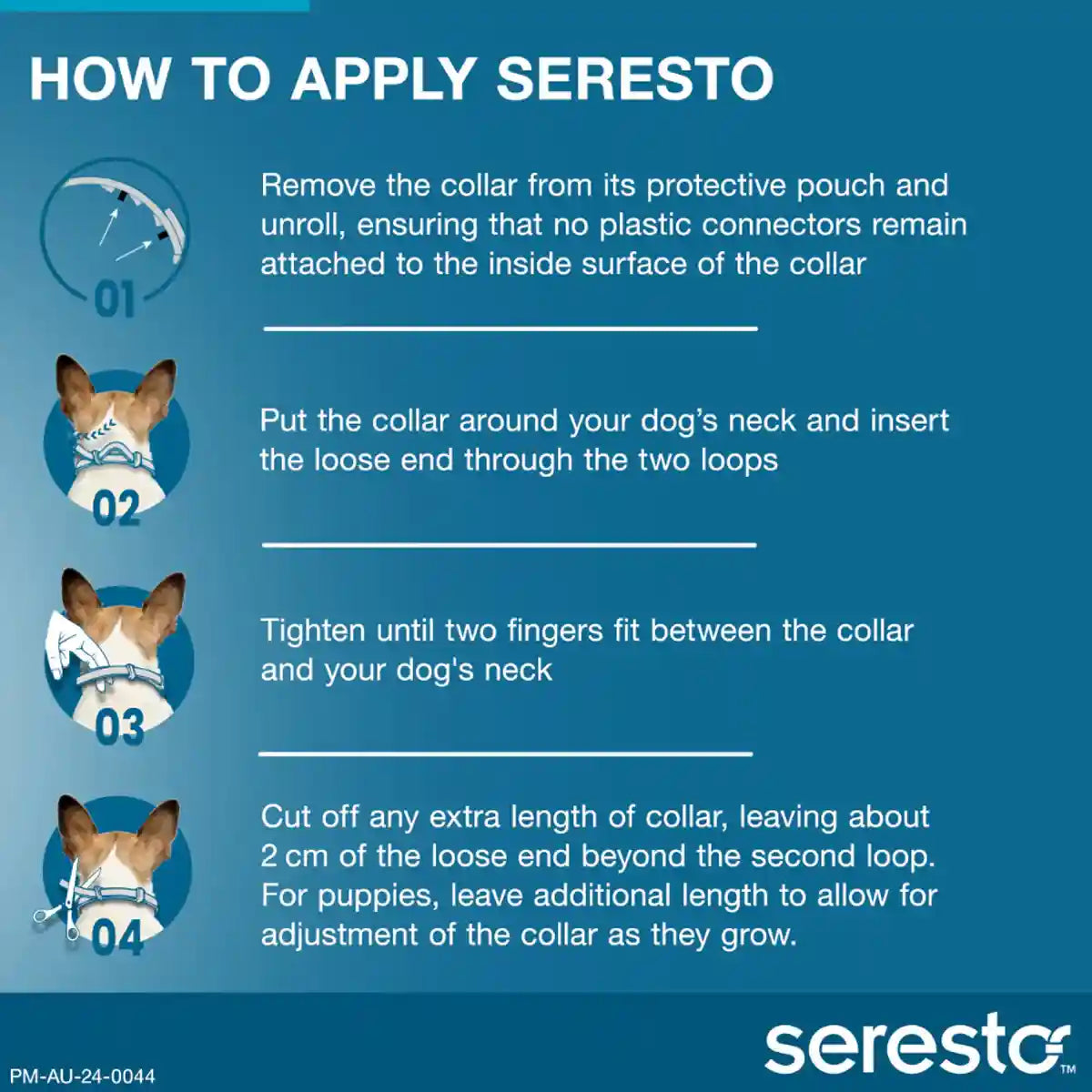 Seresto Flea & Tick Collar for Puppies and Small Dogs