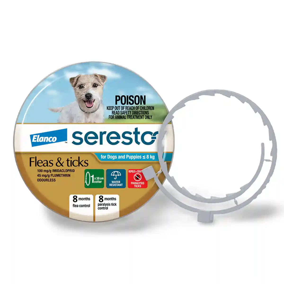 Seresto Flea & Tick Collar for Puppies and Small Dogs