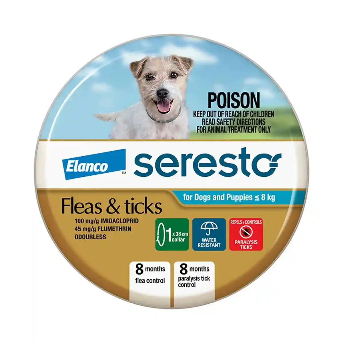 Seresto Flea & Tick Collar for Puppies and Small Dogs
