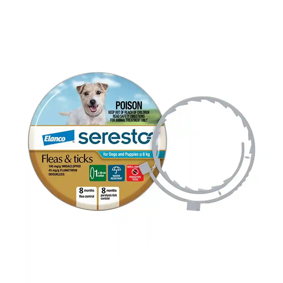 Seresto Flea & Tick Collar for Puppies and Small Dogs