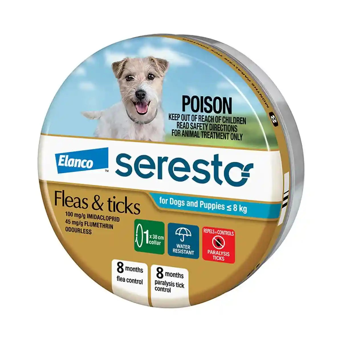 Seresto Flea & Tick Collar for Puppies and Small Dogs