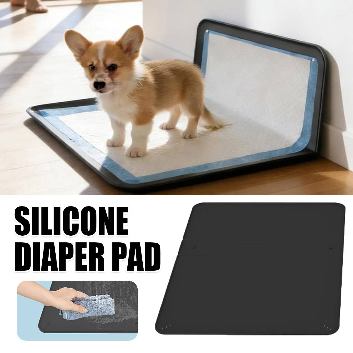 Dog Pee Pads - Reusable Washable Pet Urine Training Pads