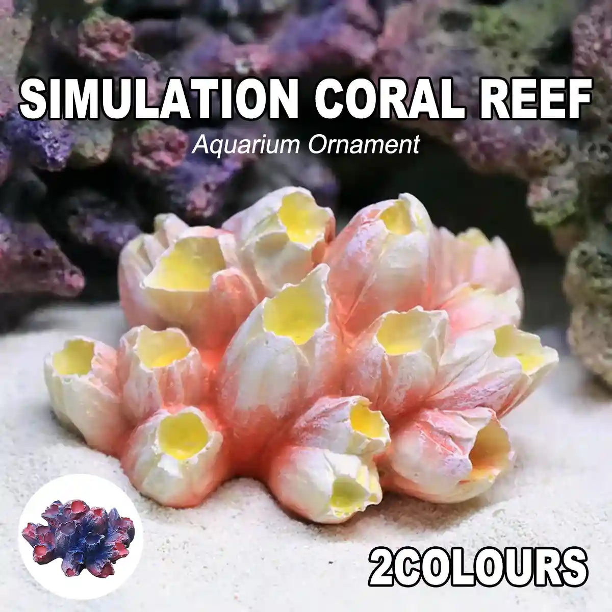 Simulation Coral Reef Aquarium Decorations