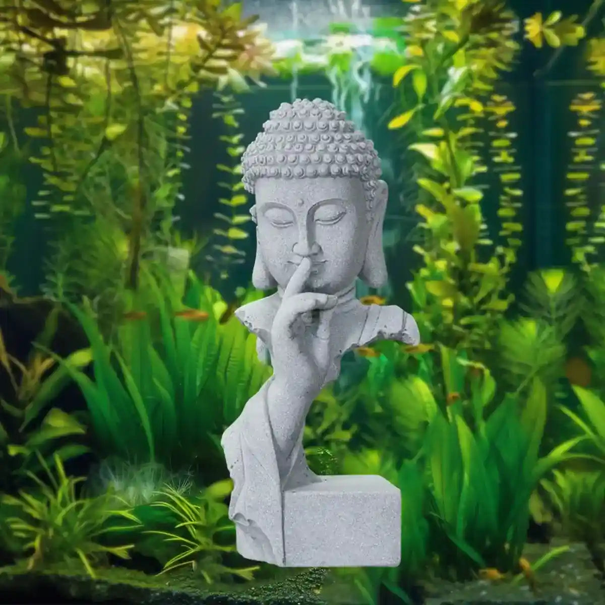 Buddha Ornament Indoor Aquarium Decoration for Desk & Bonsai Plants