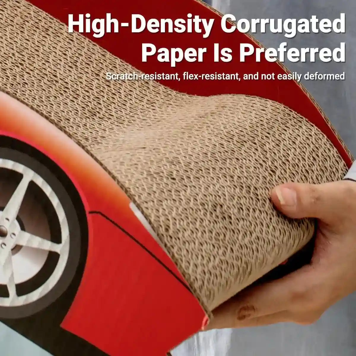 Sports Car Cat Scratching Board Durable & Fun Claw Scratcher