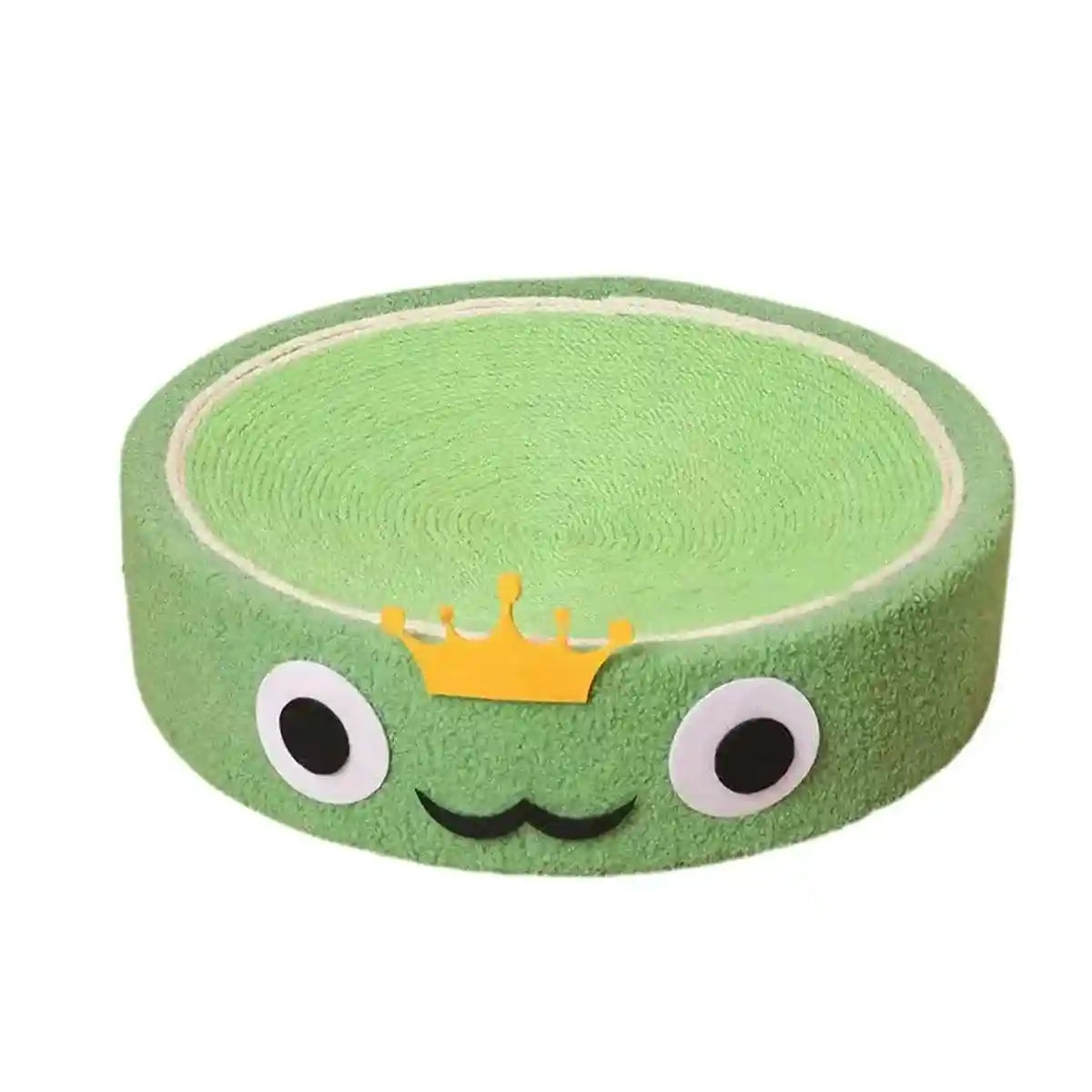 Cartoon-Inspired Cat Bed with Sisal Surface Multi-Use Cat Scratching Board