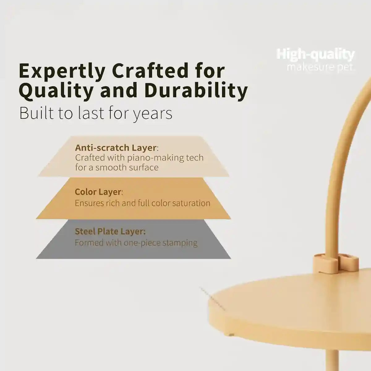 Multifunctional Cat Scratching Board with Replaceable Sisal Mat