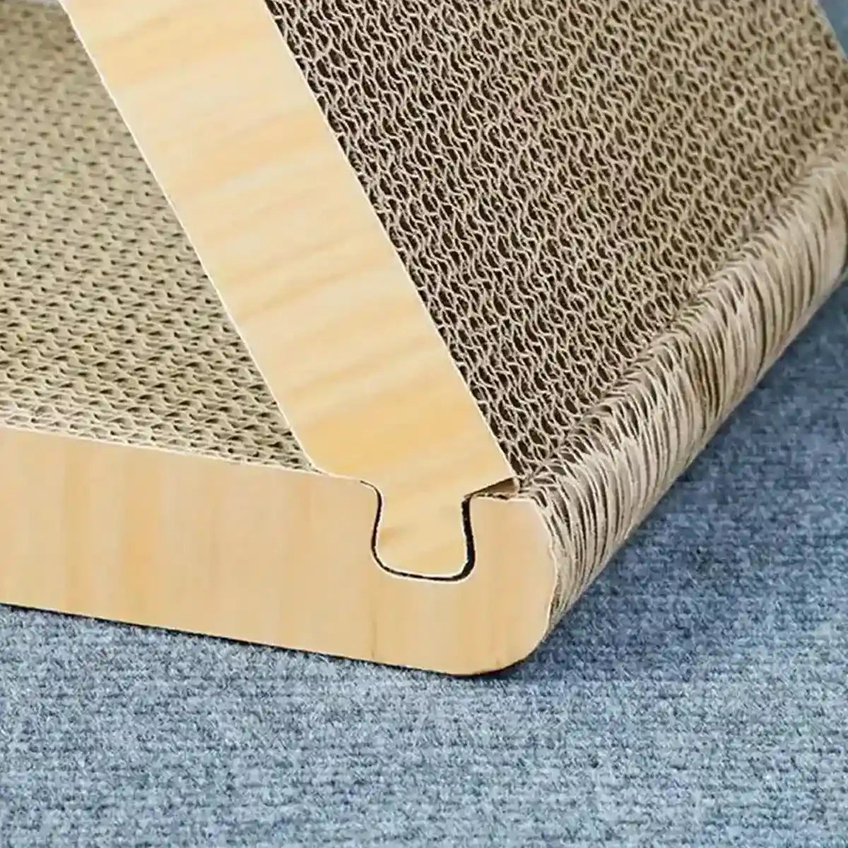 Triangular Foldable Cat Scratching Board Corrugated Cardboard