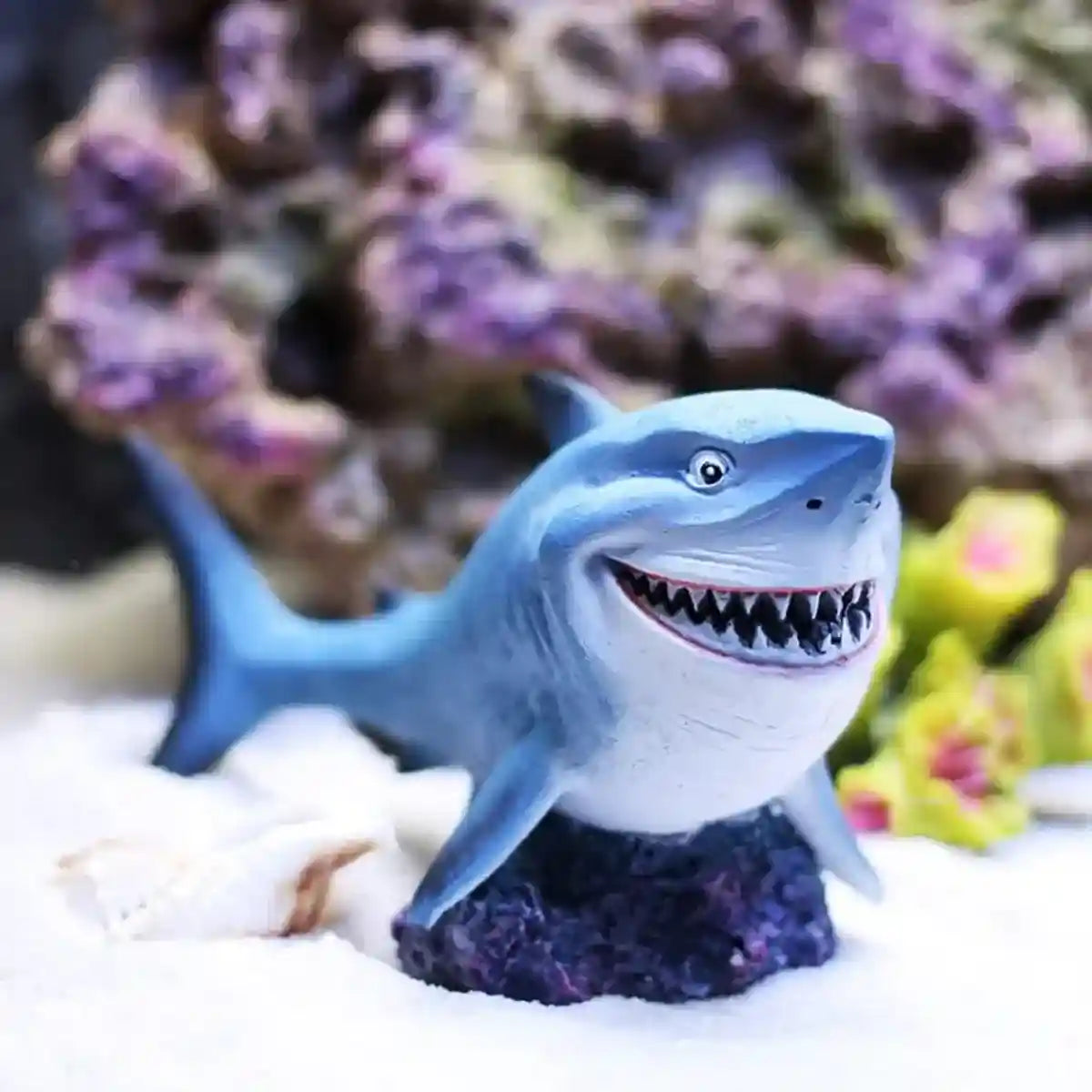 Shark Resin Decoration for Tanks Realistic Aquarium Ornament